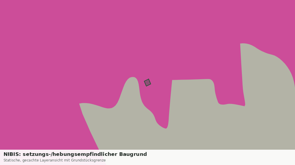 Statische Kartenansicht: NIBIS: setzungs-/hebungsempfindlicher Baugrund
