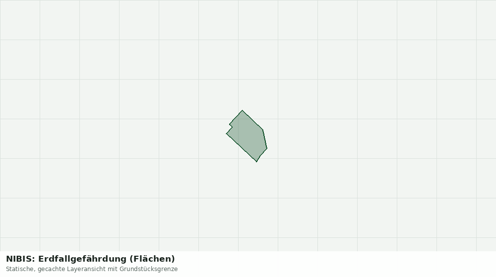 Statische Kartenansicht: NIBIS: Erdfallgefährdung (Flächen)