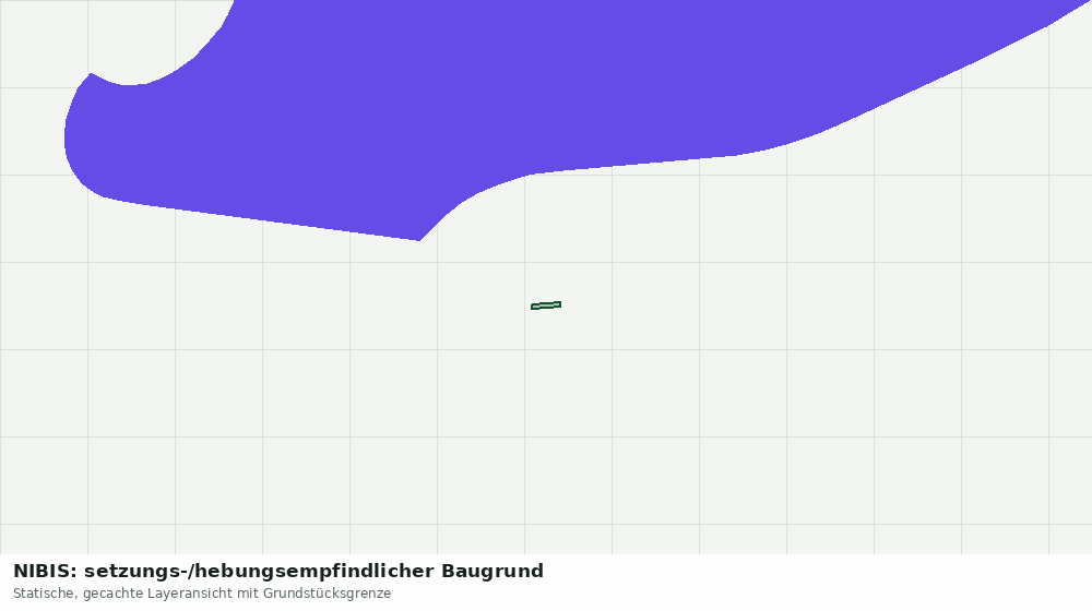 Statische Kartenansicht: NIBIS: setzungs-/hebungsempfindlicher Baugrund