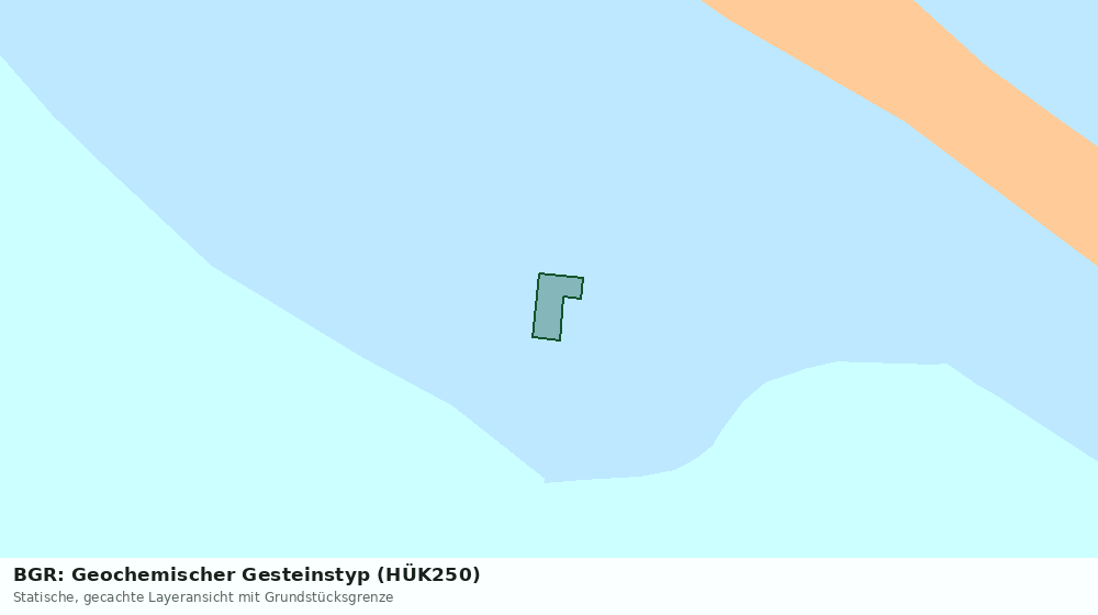 Statische Kartenansicht: BGR: Geochemischer Gesteinstyp (HÜK250)