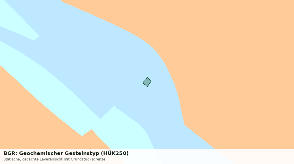 Statische Kartenansicht: BGR: Geochemischer Gesteinstyp (HÜK250)