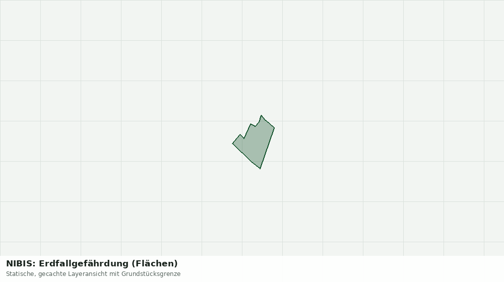 Statische Kartenansicht: NIBIS: Erdfallgefährdung (Flächen)