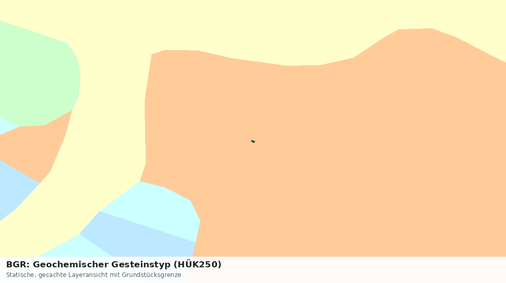 Statische Kartenansicht: BGR: Geochemischer Gesteinstyp (HÜK250)