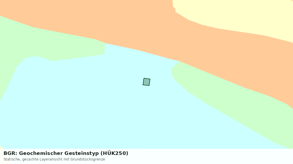 Statische Kartenansicht: BGR: Geochemischer Gesteinstyp (HÜK250)