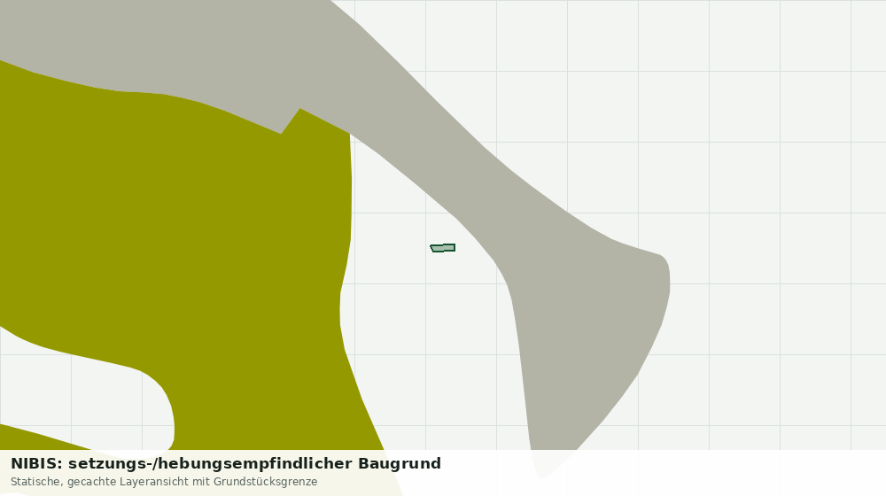Statische Kartenansicht: NIBIS: setzungs-/hebungsempfindlicher Baugrund