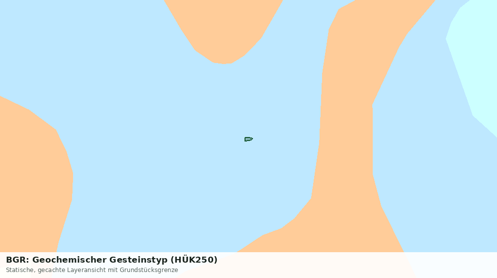Statische Kartenansicht: BGR: Geochemischer Gesteinstyp (HÜK250)
