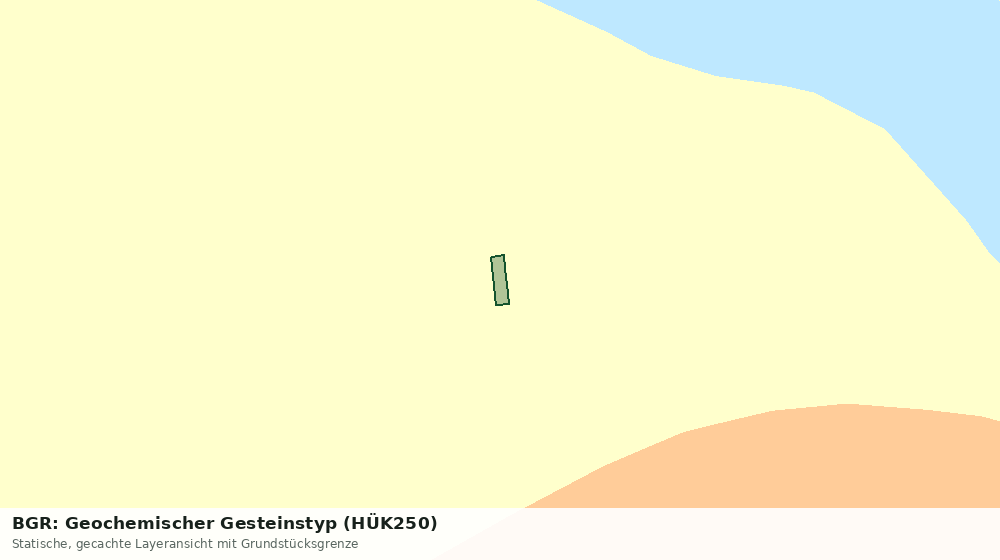Statische Kartenansicht: BGR: Geochemischer Gesteinstyp (HÜK250)