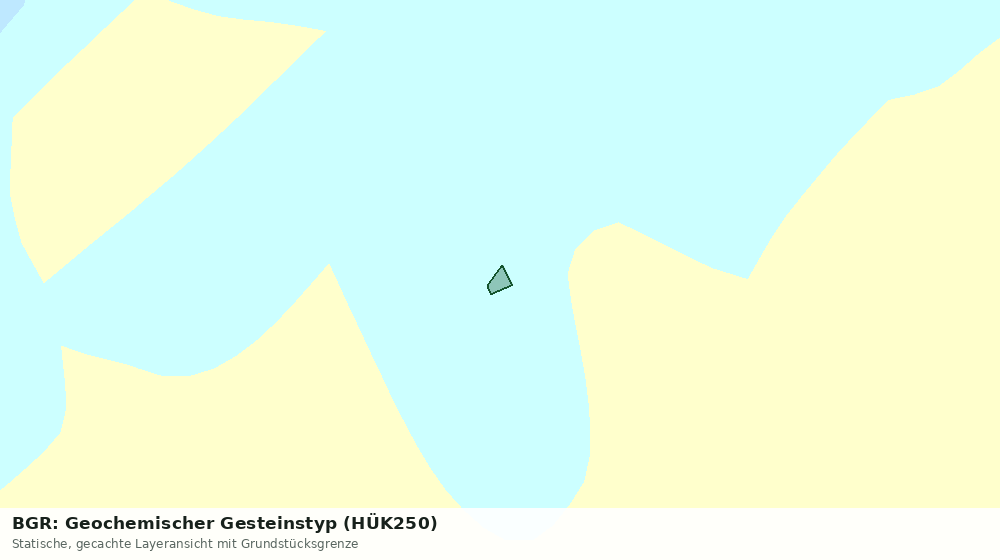 Statische Kartenansicht: BGR: Geochemischer Gesteinstyp (HÜK250)