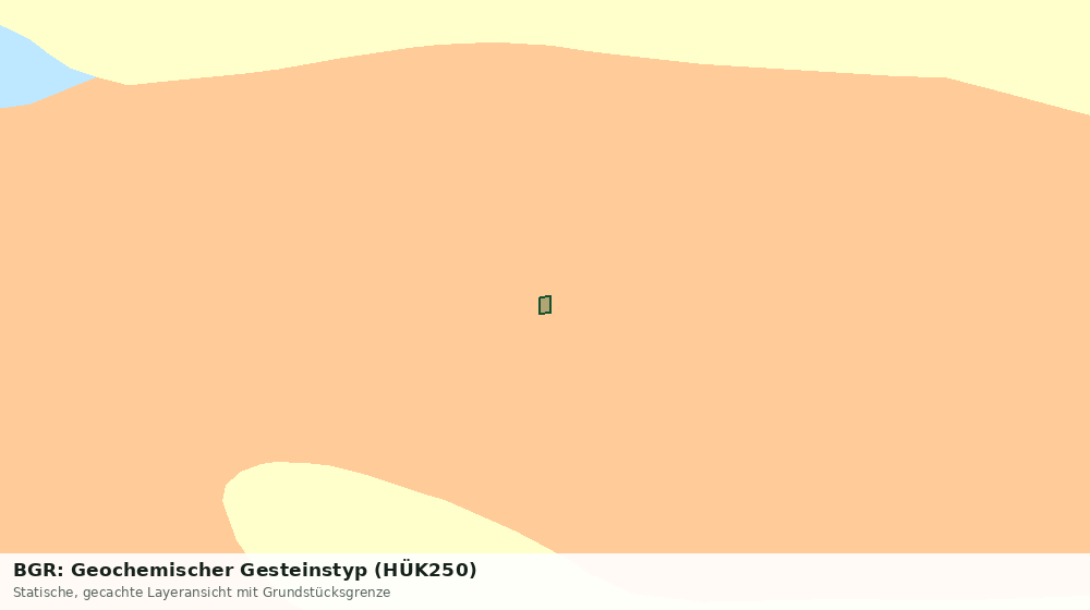Statische Kartenansicht: BGR: Geochemischer Gesteinstyp (HÜK250)
