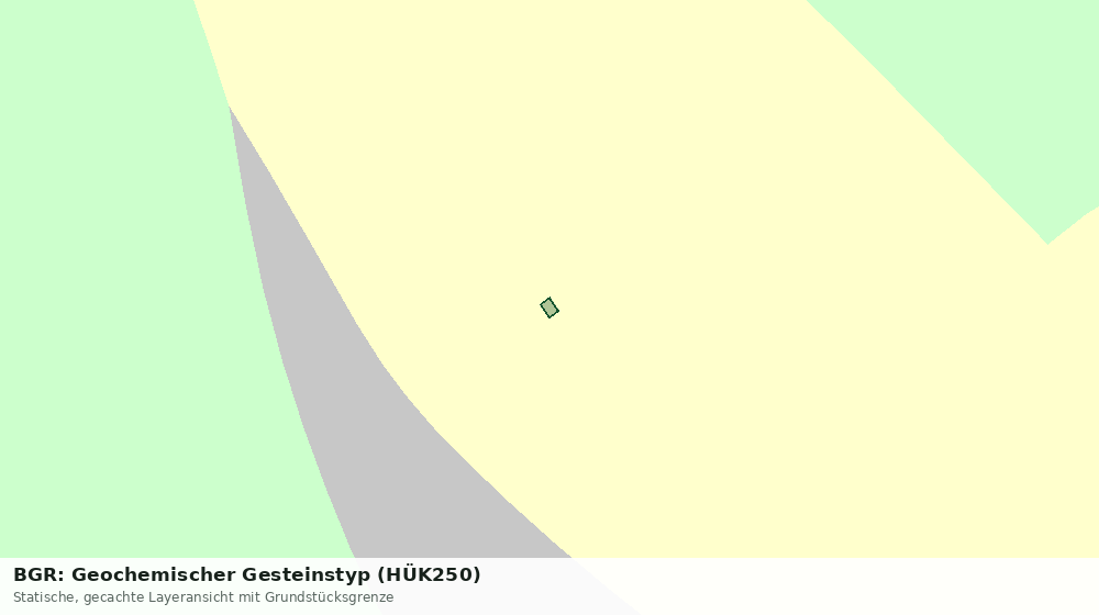Statische Kartenansicht: BGR: Geochemischer Gesteinstyp (HÜK250)
