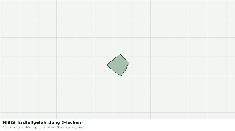 Statische Kartenansicht: NIBIS: Erdfallgefährdung (Flächen)