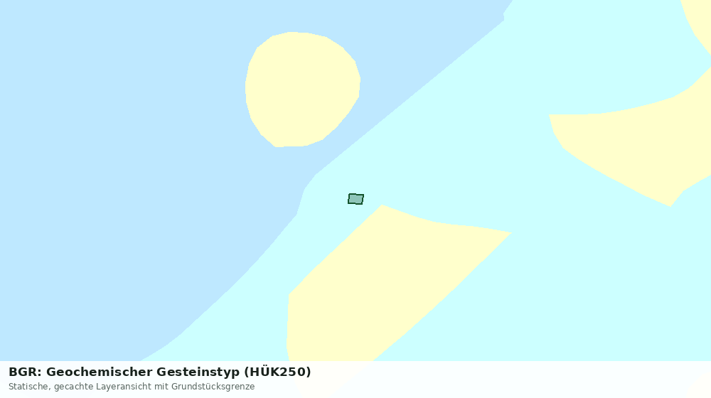 Statische Kartenansicht: BGR: Geochemischer Gesteinstyp (HÜK250)