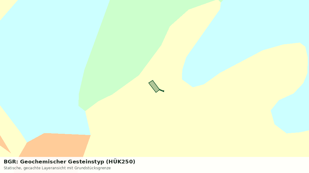 Statische Kartenansicht: BGR: Geochemischer Gesteinstyp (HÜK250)