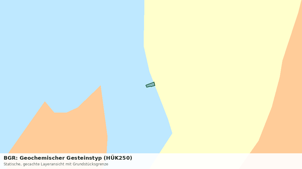 Statische Kartenansicht: BGR: Geochemischer Gesteinstyp (HÜK250)