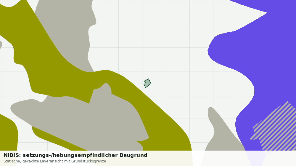 Statische Kartenansicht: NIBIS: setzungs-/hebungsempfindlicher Baugrund