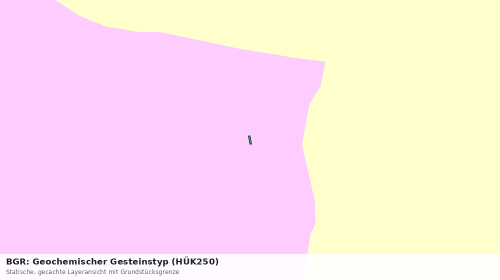 Statische Kartenansicht: BGR: Geochemischer Gesteinstyp (HÜK250)