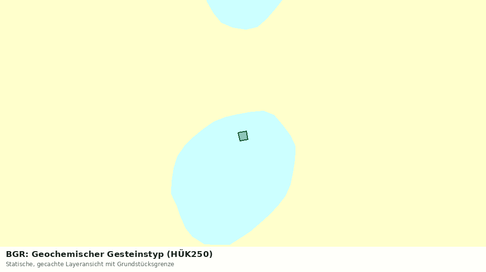 Statische Kartenansicht: BGR: Geochemischer Gesteinstyp (HÜK250)