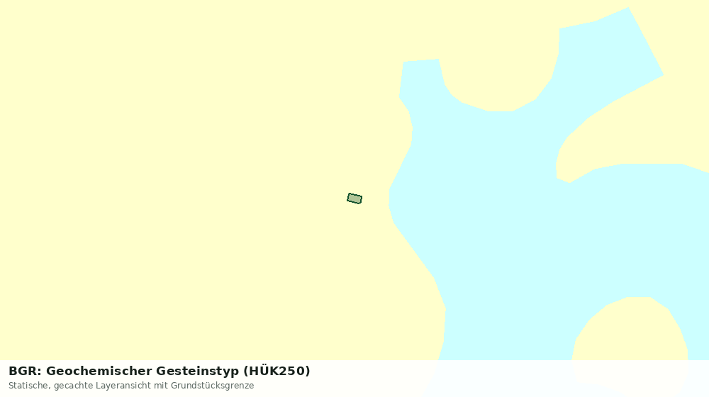 Statische Kartenansicht: BGR: Geochemischer Gesteinstyp (HÜK250)