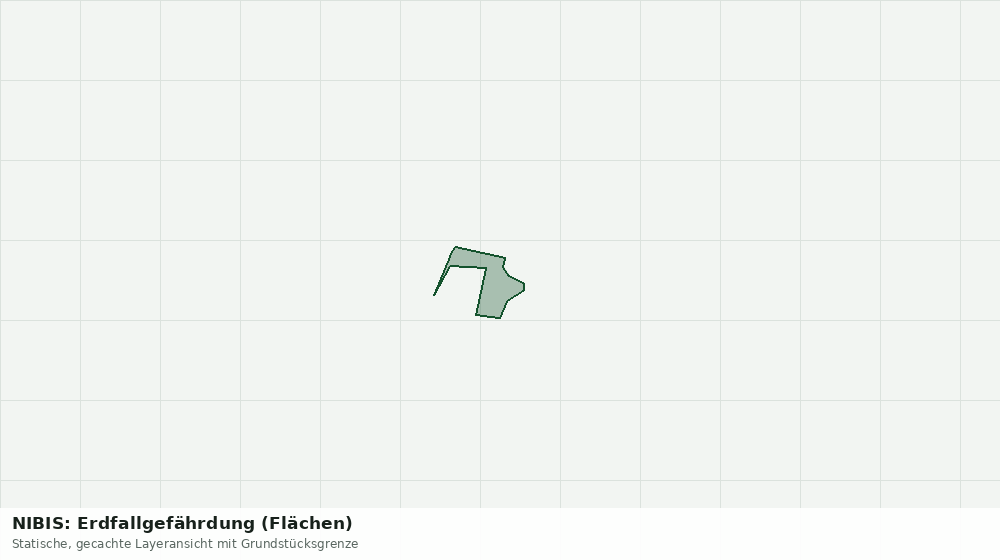 Statische Kartenansicht: NIBIS: Erdfallgefährdung (Flächen)