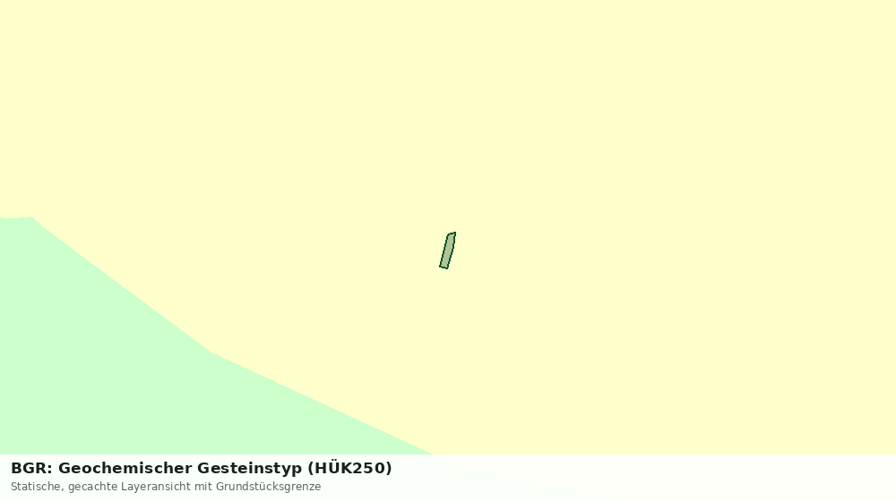 Statische Kartenansicht: BGR: Geochemischer Gesteinstyp (HÜK250)