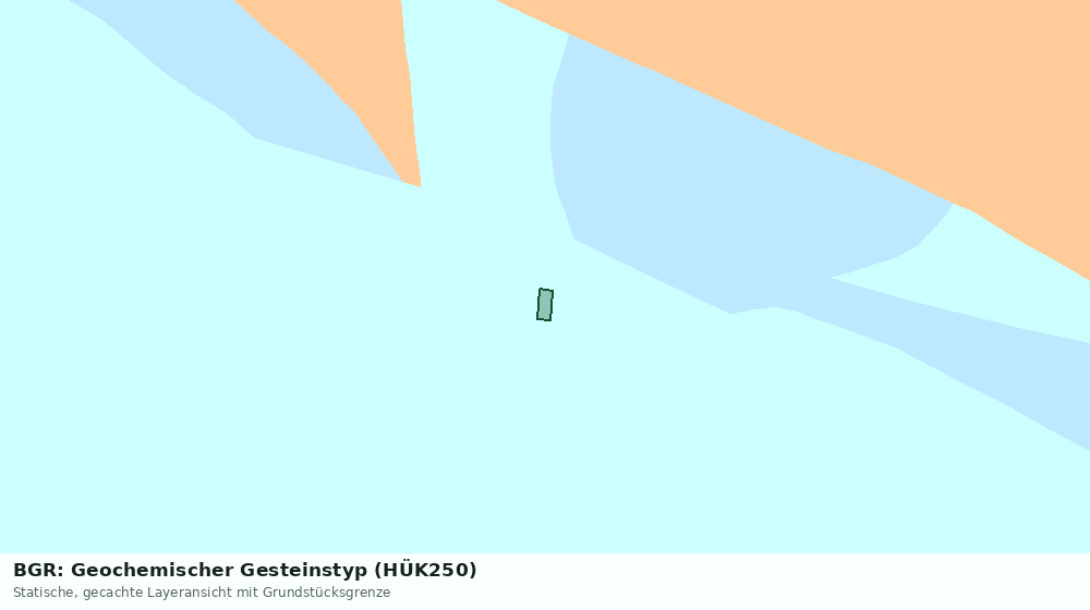 Statische Kartenansicht: BGR: Geochemischer Gesteinstyp (HÜK250)