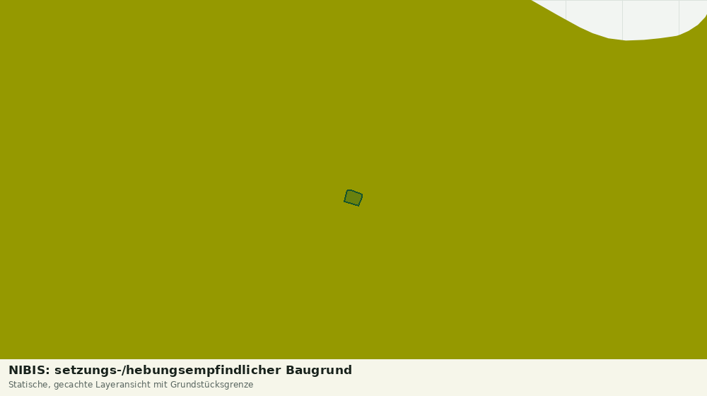 Statische Kartenansicht: NIBIS: setzungs-/hebungsempfindlicher Baugrund