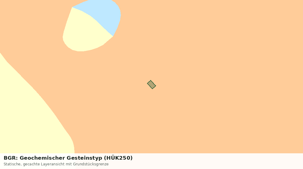 Statische Kartenansicht: BGR: Geochemischer Gesteinstyp (HÜK250)