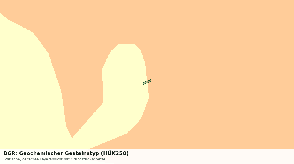 Statische Kartenansicht: BGR: Geochemischer Gesteinstyp (HÜK250)