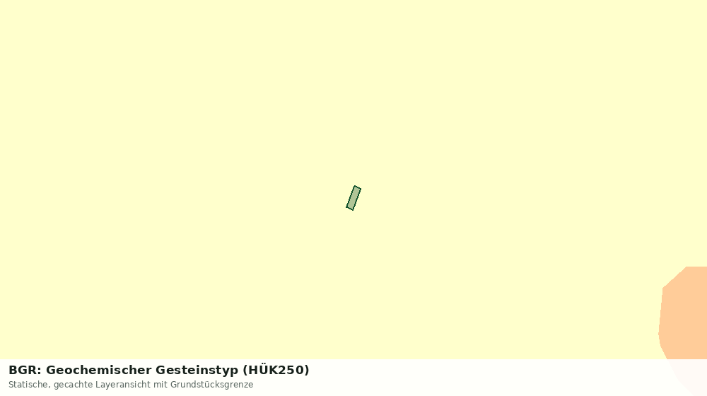 Statische Kartenansicht: BGR: Geochemischer Gesteinstyp (HÜK250)