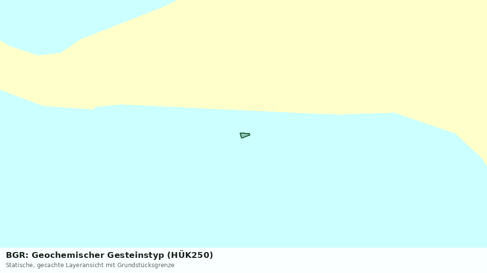 Statische Kartenansicht: BGR: Geochemischer Gesteinstyp (HÜK250)