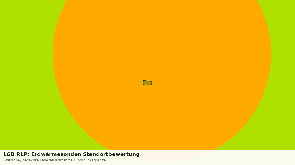 Statische Kartenansicht: LGB RLP: Erdwärmesonden Standortbewertung