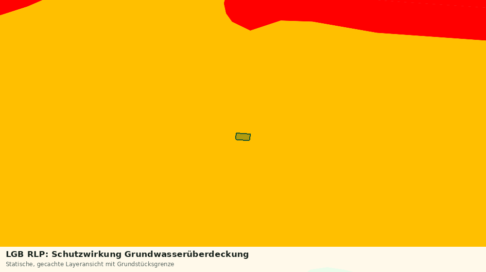 Statische Kartenansicht: LGB RLP: Schutzwirkung Grundwasserüberdeckung