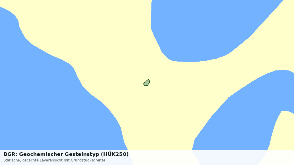 Statische Kartenansicht: BGR: Geochemischer Gesteinstyp (HÜK250)