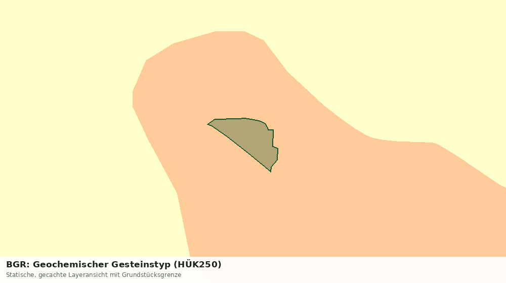 Statische Kartenansicht: BGR: Geochemischer Gesteinstyp (HÜK250)