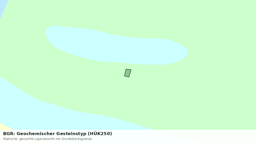Statische Kartenansicht: BGR: Geochemischer Gesteinstyp (HÜK250)