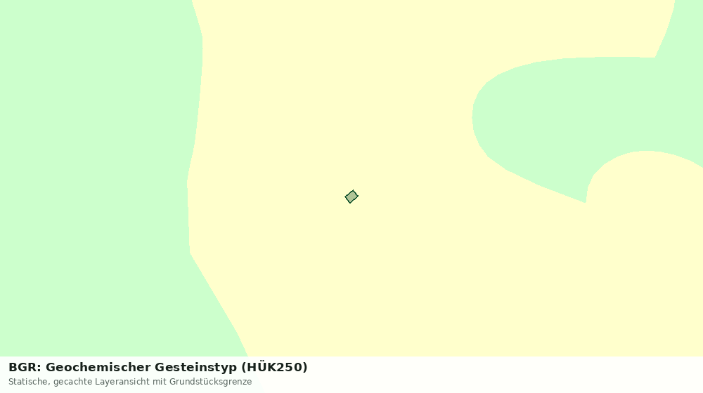 Statische Kartenansicht: BGR: Geochemischer Gesteinstyp (HÜK250)