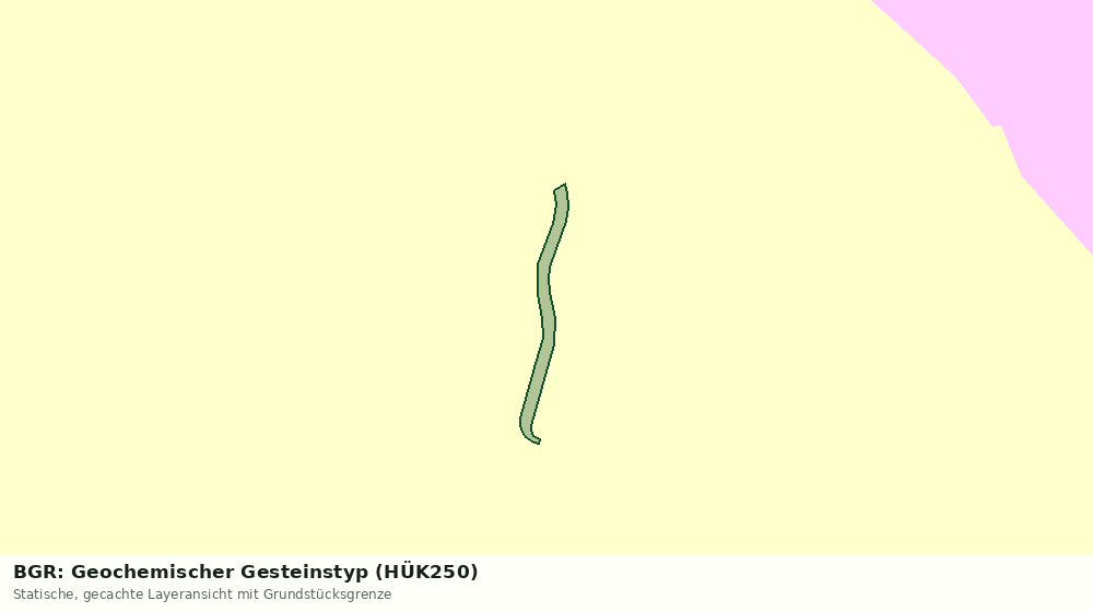 Statische Kartenansicht: BGR: Geochemischer Gesteinstyp (HÜK250)