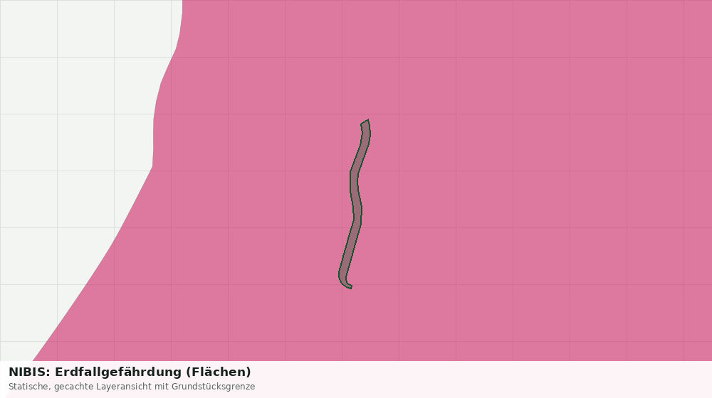 Statische Kartenansicht: NIBIS: Erdfallgefährdung (Flächen)