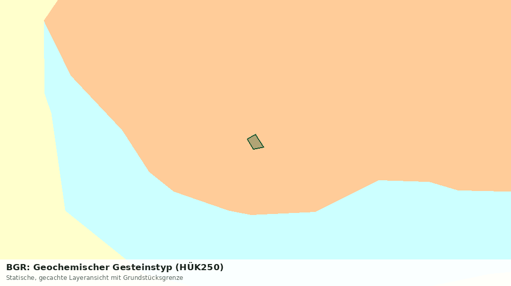 Statische Kartenansicht: BGR: Geochemischer Gesteinstyp (HÜK250)