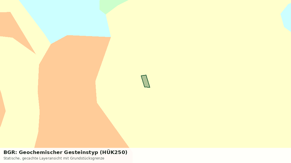 Statische Kartenansicht: BGR: Geochemischer Gesteinstyp (HÜK250)