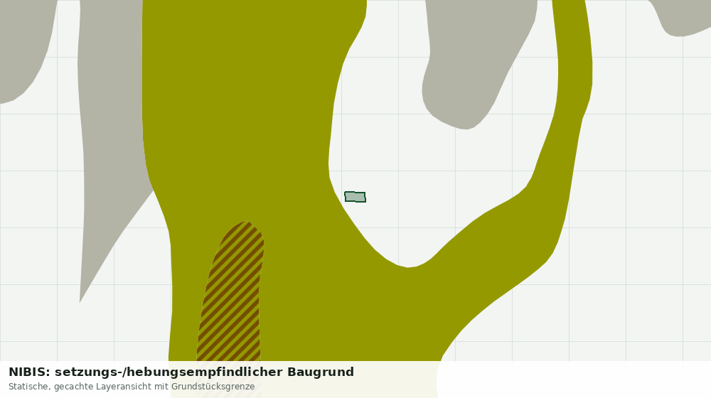 Statische Kartenansicht: NIBIS: setzungs-/hebungsempfindlicher Baugrund