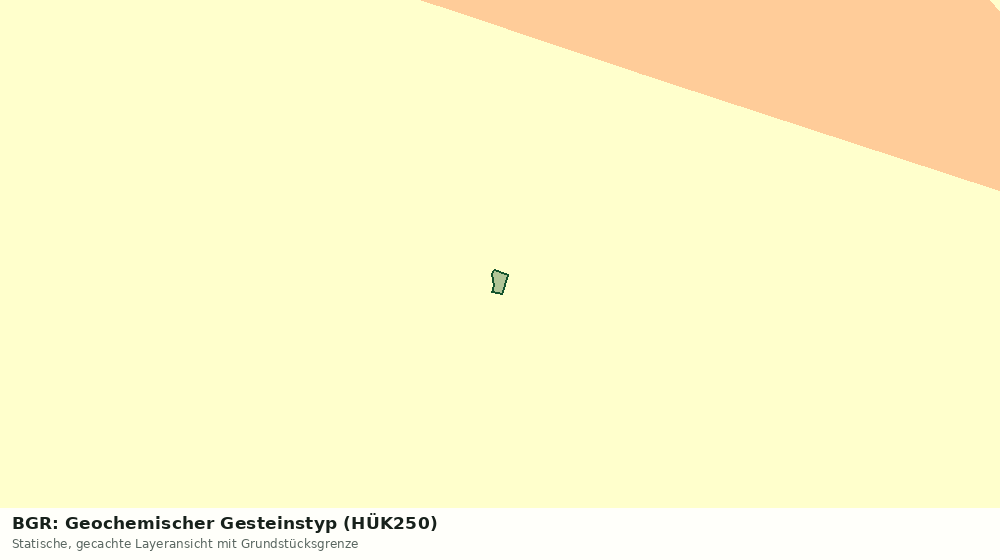 Statische Kartenansicht: BGR: Geochemischer Gesteinstyp (HÜK250)
