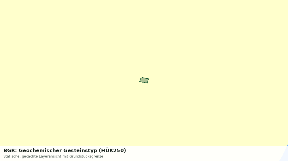 Statische Kartenansicht: BGR: Geochemischer Gesteinstyp (HÜK250)