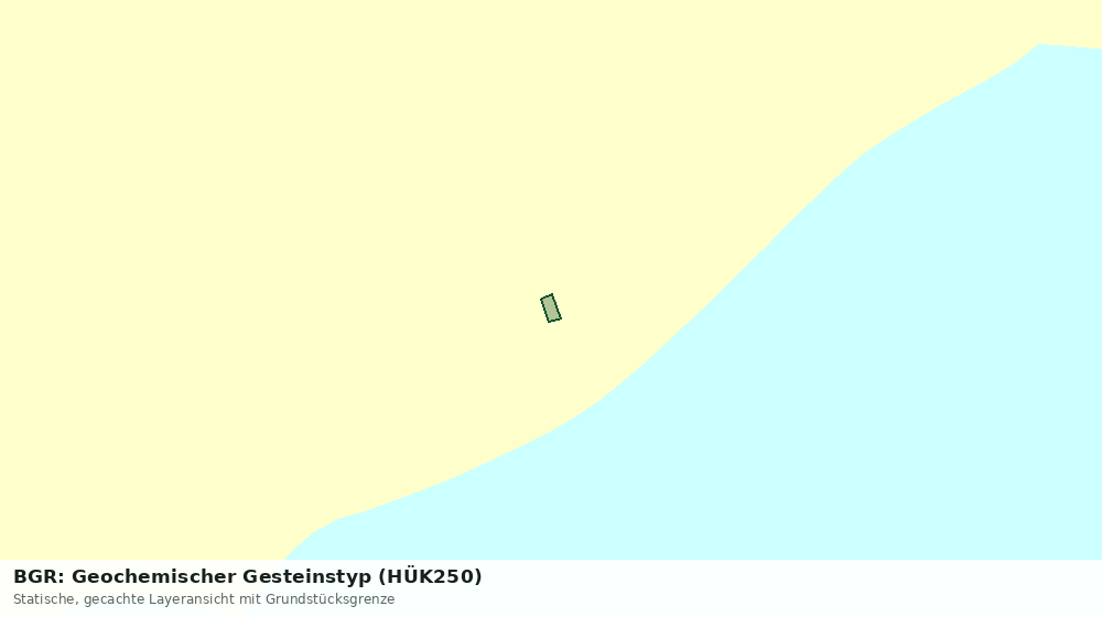 Statische Kartenansicht: BGR: Geochemischer Gesteinstyp (HÜK250)