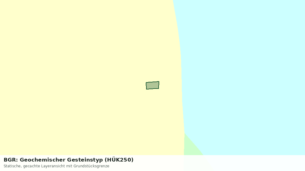 Statische Kartenansicht: BGR: Geochemischer Gesteinstyp (HÜK250)