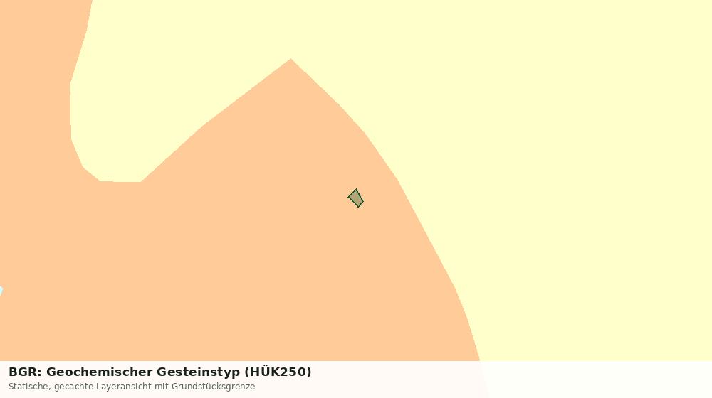Statische Kartenansicht: BGR: Geochemischer Gesteinstyp (HÜK250)