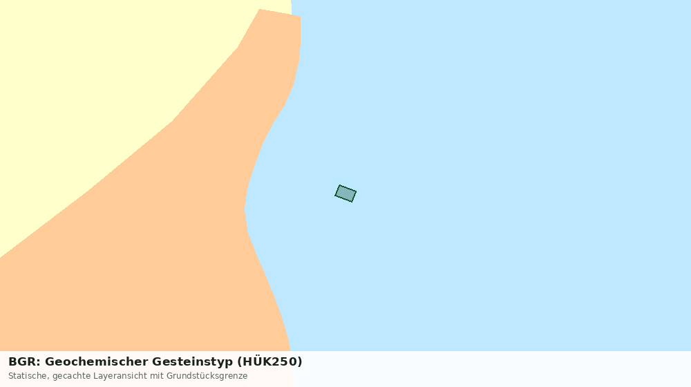 Statische Kartenansicht: BGR: Geochemischer Gesteinstyp (HÜK250)