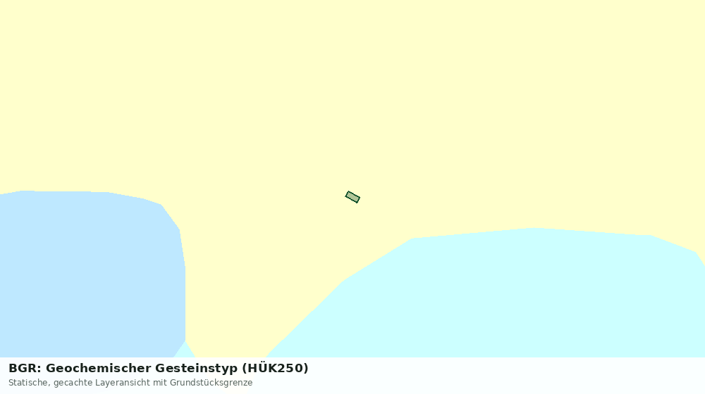 Statische Kartenansicht: BGR: Geochemischer Gesteinstyp (HÜK250)