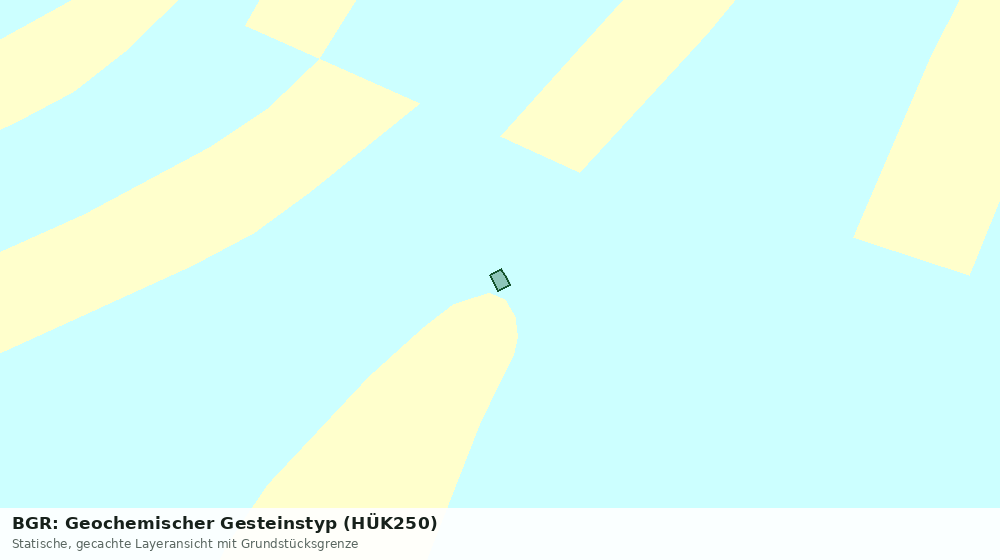 Statische Kartenansicht: BGR: Geochemischer Gesteinstyp (HÜK250)