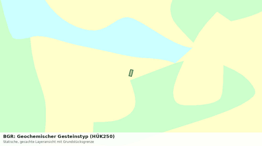 Statische Kartenansicht: BGR: Geochemischer Gesteinstyp (HÜK250)